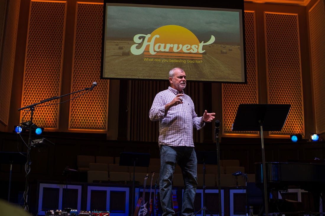 Live Stream of Citygate's Sermons Pastor David giving a sermon via live stream