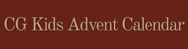 CG Kids Advent Calendar button